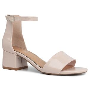 Sugar Women's Noelle Low Block Heel Dress Sandals - Nude 10M